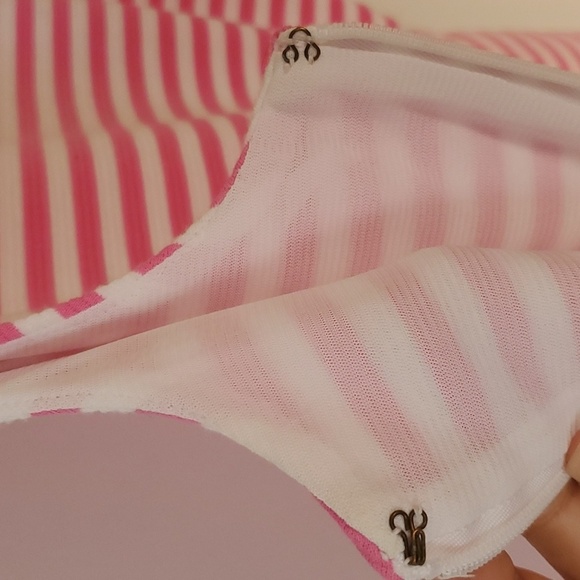 Lilly Pulitzer Whiting Hotty Pink Ottoman Stripe Cut Out Jersey Shift Dress - Picture 10 of 14